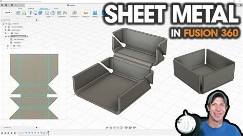 creating sheet metal parts in fusion 360|fusion 360 sheet metal drawing.